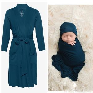 Posh Peanut Robe and Swaddle set 3X and newborn